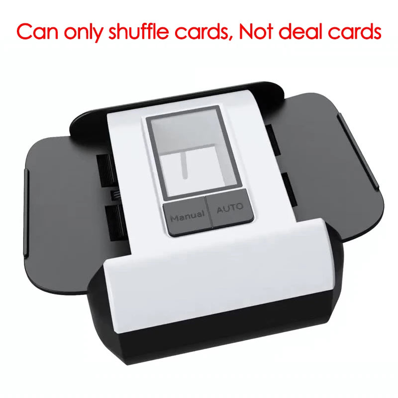 Automatic Card Shuffler 2 Decks Playing Cards Shuffling Machine Poker Card Mixer for Board Games Educational Card Game Accessory