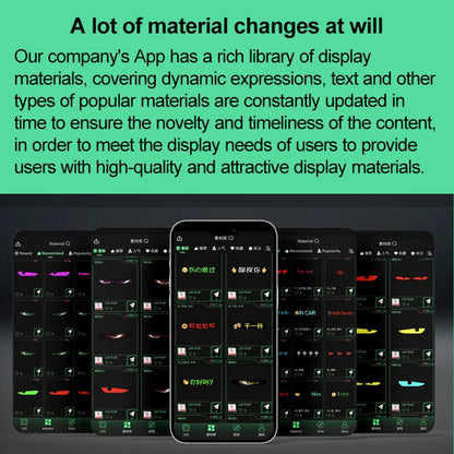 Truck Eyes Led Display Animated Scrolling Blinking Eyes Messages Programmable Flexible Led Screen Devil'S Eye Led Panel Factory