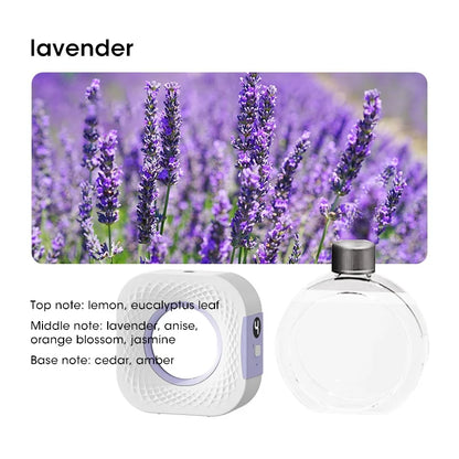 4-Speed Adjustable Digital Display Aromatherapy Diffuser Lavender Shangri-La Hilton Scent Deodorant for Bedroom Office Kitchen