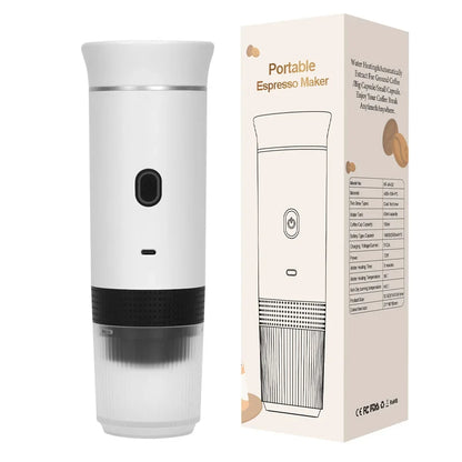 Coffee Machine Portable Wireless Electric Espresso Travel Car Home Camping Coffee Maker 3-in-1 Capsule Powder Coffee Maker