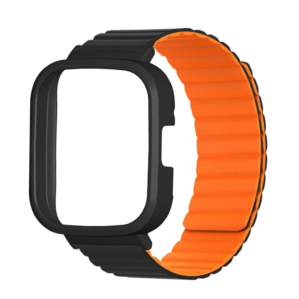 Magnetic Silicone Strap for Redmi Watch 3 Watch band Watchband for Xiaomi Redmi Watch 3 SmartWatch Replacement bracelet correa