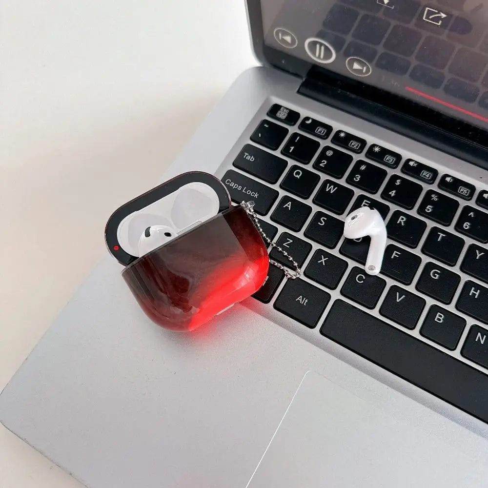 Luminous Earphone Case Cover Shiny Quicksand Dustproof Earbuds Cover Anti-scratch Shockproof Bag for AirPods 4 3 2 1/ Pro/Pro2