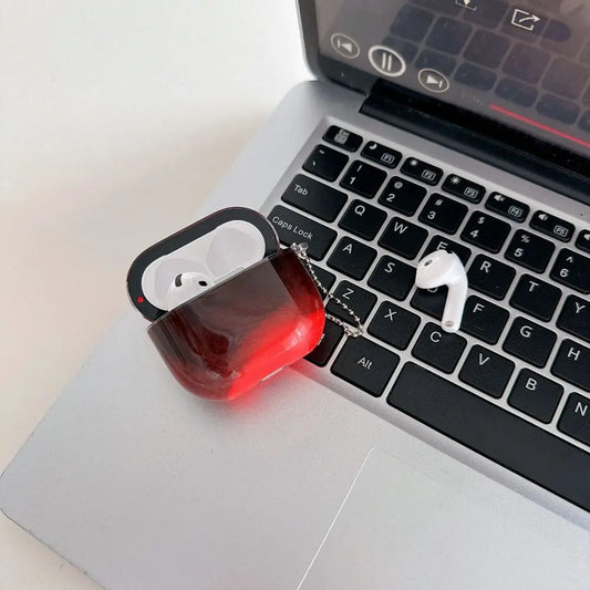 Luminous Earphone Case Cover Shiny Quicksand Dustproof Earbuds Cover Anti-scratch Shockproof Bag for AirPods 4 3 2 1/ Pro/Pro2