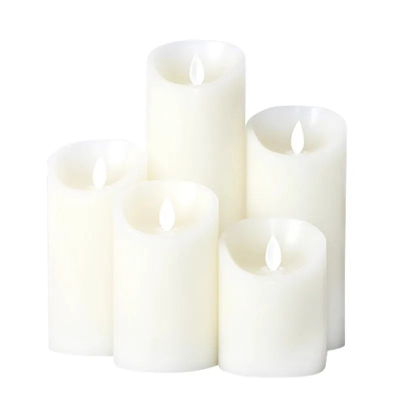 12.5cm Led Electronic Candle Light Household Smokeless Lighting Birthday Hotel Wedding Decoration