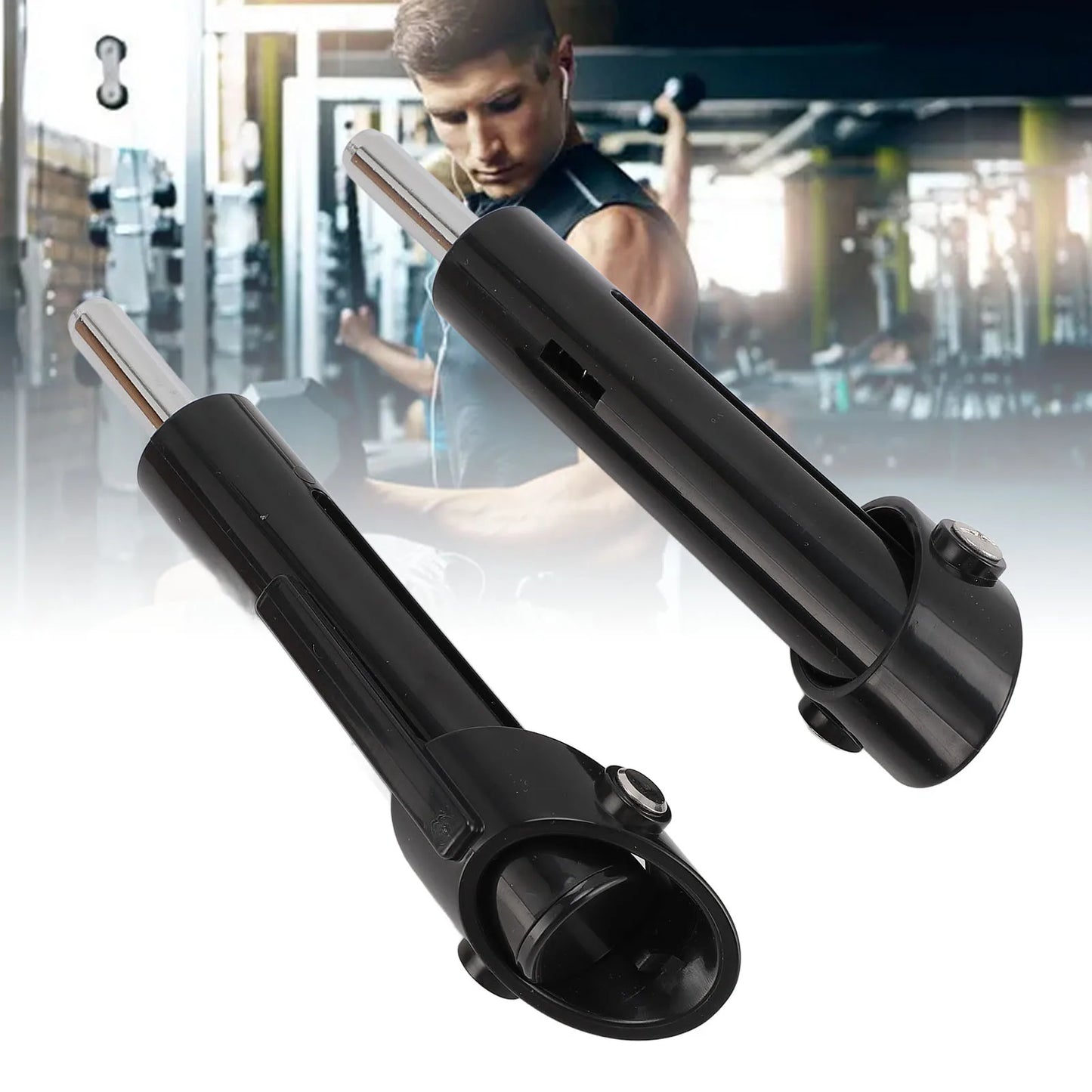 Weight Stack Pin Black Round High Strength ABS Steel Gym Pin for Fitness Equipment Weight Machine Pin Gym Drop Set Pin