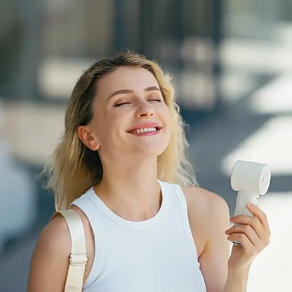 Mini Handheld Fan with 100 Speed Modes, 4000mAh Battery, One-Touch Cooling – Perfect for Office, Travel & Outdoor