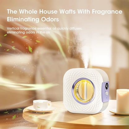 4-Speed Adjustable Digital Display Aromatherapy Diffuser Lavender Shangri-La Hilton Scent Deodorant for Bedroom Office Kitchen