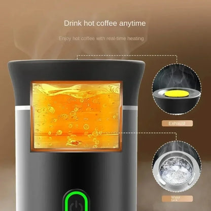 Coffee Machine Portable Wireless Electric Espresso Travel Car Home Camping Coffee Maker 3-in-1 Capsule Powder Coffee Maker