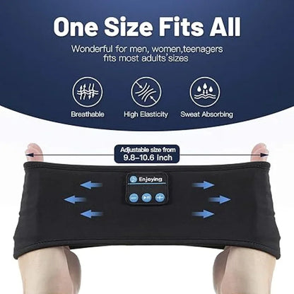 Fone Bluetooth Earphones Sports Sleeping Headband Elastic Wireless Headphones Music Eye Mask Wireless Bluetooth Headset Headband