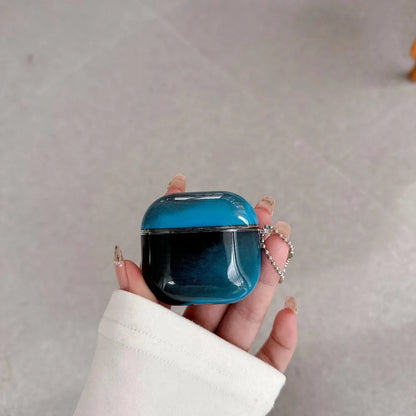 Luminous Earphone Case Cover Shiny Quicksand Dustproof Earbuds Cover Anti-scratch Shockproof Bag for AirPods 4 3 2 1/ Pro/Pro2