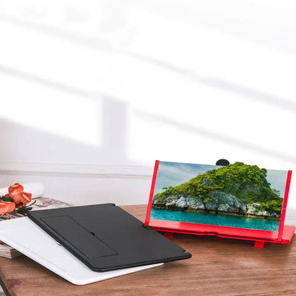 12 Inch Multi Functional HD Mobile Phone Screen Video Magnifier Screen Amplifier For Phone Holder Enlarged Screen Phone Stand