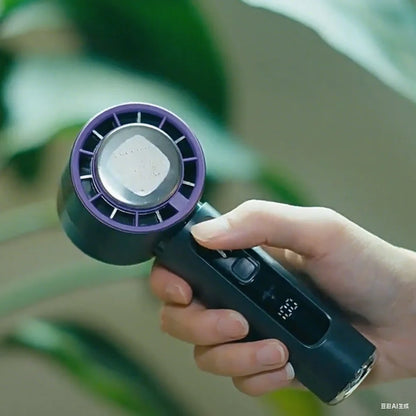 Mini Handheld Fan with 100 Speed Modes, 4000mAh Battery, One-Touch Cooling – Perfect for Office, Travel & Outdoor