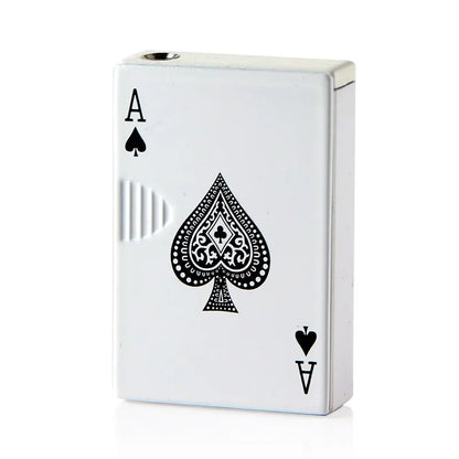 Jet Torch Lighter, Green Flame Ace Lighter, Refillable Butane Lighter,Ace of Spades Cool Lighter Windproof Poker Design Gift New