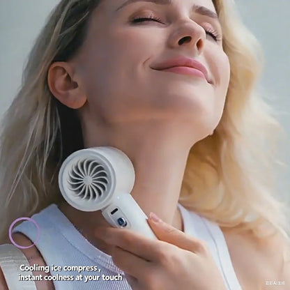 Mini Handheld Fan with 100 Speed Modes, 4000mAh Battery, One-Touch Cooling – Perfect for Office, Travel & Outdoor