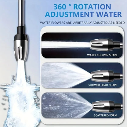 Portable Power Washer 2x Stronger High Pressure Water Gun for Car Washing Watering Plants Durable Plastic Ergonomic No Battery