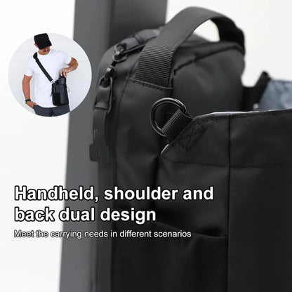 Magnetic Gym Bag Large Capacity Magnetic Carrier Bag With Phone Pocket Portable Gym Water Bottle Pouch Gym Accessories Organizer