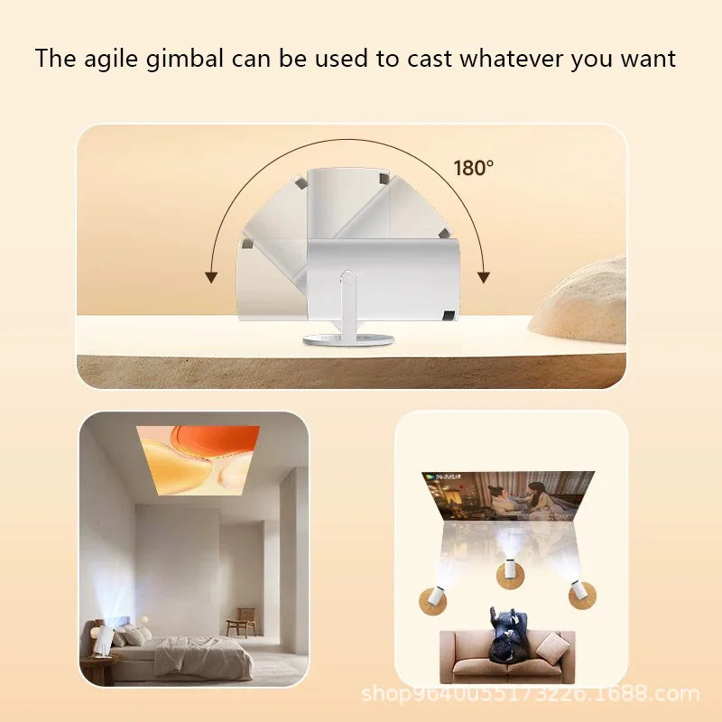 Projector 4K Android 11 Dual Wifi6 290ANSI Allwinner H713 BT5.0 1080P 1280*720P Home Cinema Outdoor Projetor