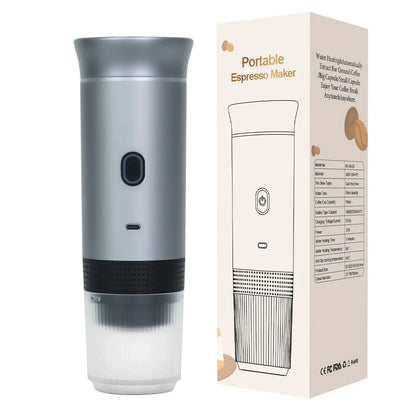 Coffee Machine Portable Wireless Electric Espresso Travel Car Home Camping Coffee Maker 3-in-1 Capsule Powder Coffee Maker