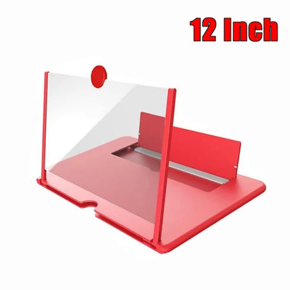 12 Inch Multi Functional HD Mobile Phone Screen Video Magnifier Screen Amplifier For Phone Holder Enlarged Screen Phone Stand