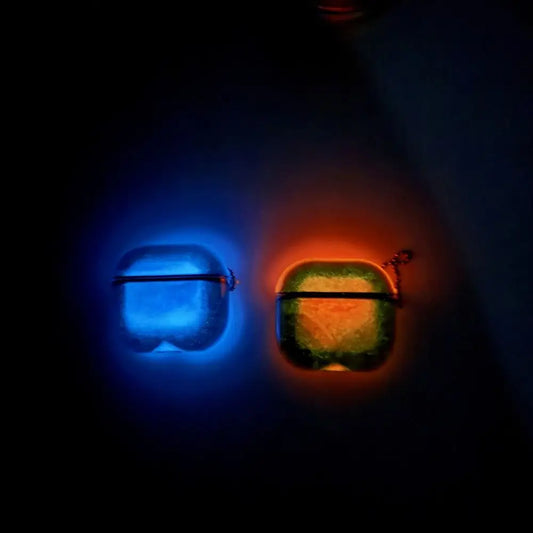 Luminous Earphone Case Cover Shiny Quicksand Dustproof Earbuds Cover Anti-scratch Shockproof Bag for AirPods 4 3 2 1/ Pro/Pro2